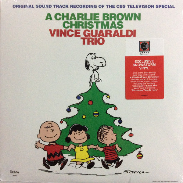 Vince Guaraldi Trio / A Charlie Brown Christmas - LP CLEAR WHITE