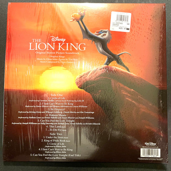 Soundtrack / The Lion King - LP SAVANNAH BROWN