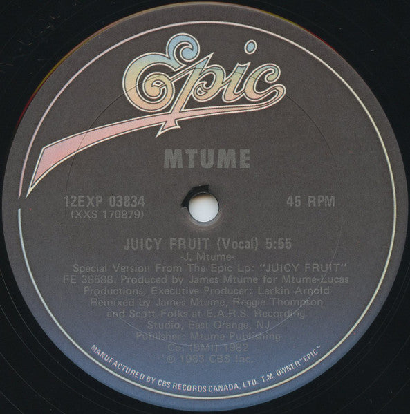 Mtume / Juicy Fruit - 12" USED