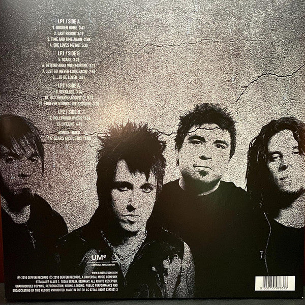 Papa Roach / The Best Of Papa Roach: To Be Loved. - LP RED SPLATTER