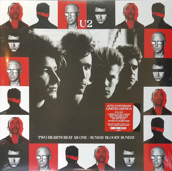 U2 / Two Hearts Beat As One / Sunday Bloody Sunday - LP 12&