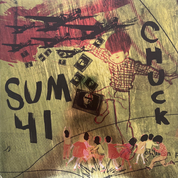 SUM 41 / Chuck - LP BLUE,RED AND GREY