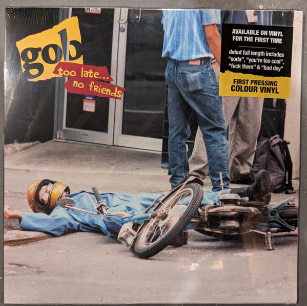 Gob / Too Late... No Friends - LP YELLOW