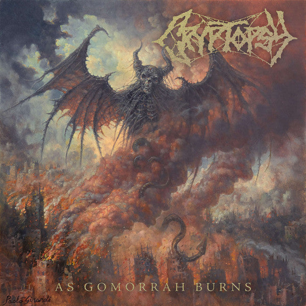 Cryptopsy / As Gomorrah Burns - LP GOLD BLACK