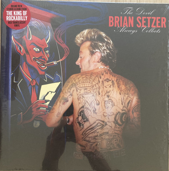 Brian Setzer / The Devil Always Collects - LP RED