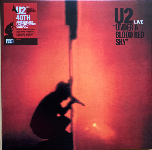 U2 / Live "Under A Blood Red Sky" - LP RED