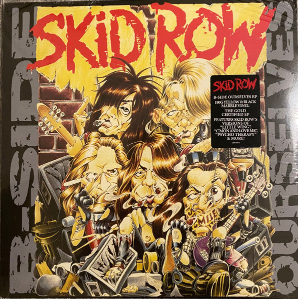 Skid Row / B-Side Ourselves - LP YELLOW, BLACK