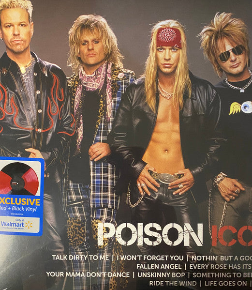 Poison / Poison ICON - LP RED + BLACK