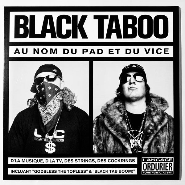 Black Taboo / Au Nom Du Pad Et Du Vice - LP BLANC