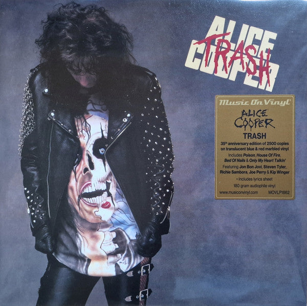 Alice Cooper / Trash - LP BLUE, RED