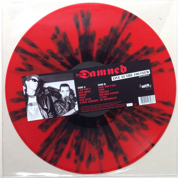 The Damned / Live At The 100 Club July 6th 1976 - LP SPLATTER