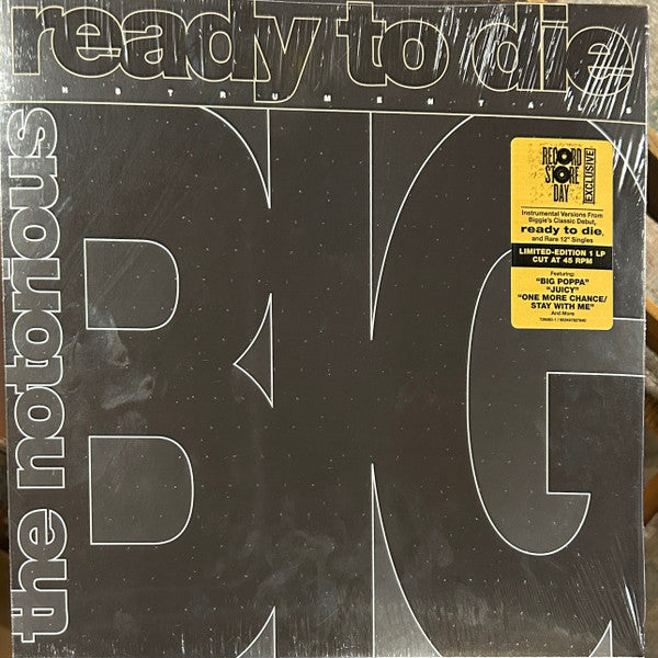 Notorious B.I.G. / Ready to Die Instrumentals - LP