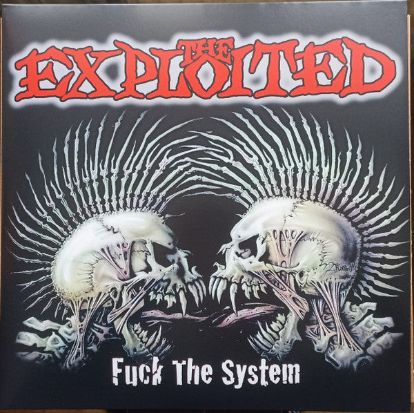 The Exploited / Fuck The System - 2LP RED BLACK SPLATTER