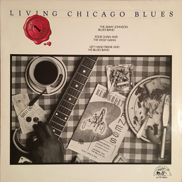 The Jimmy Johnson Blues Band, Eddie Shaw And The Wolf Gang & Left Hand Frank And His Blues Band / Living Chicago Blues - Volume 1 - LP Used