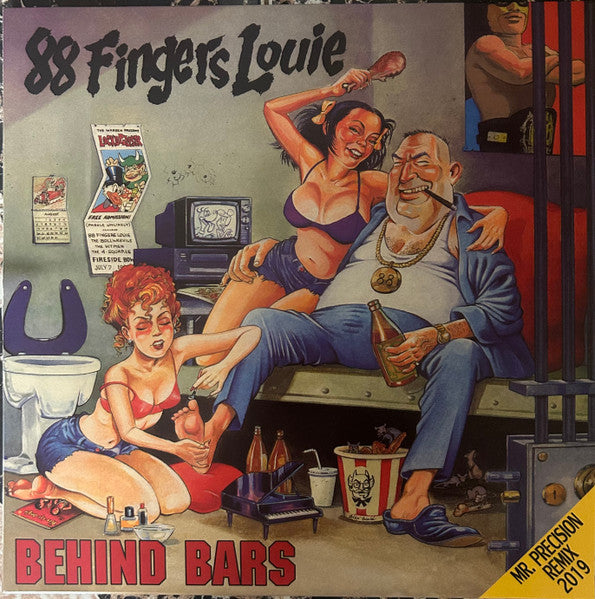 88 Fingers Louie / Behind Bars - LP RED