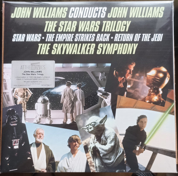 John Williams (4) Conducts John Williams / The Star Wars Trilogy (Star Wars • The Empire Strikes Back • Return Of The Jedi) - 2LP GREEN