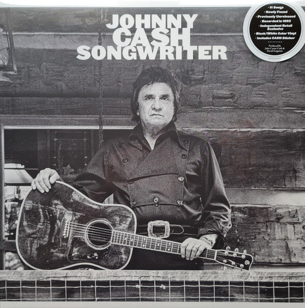 Johnny Cash / Songwriter - LP BLACK WHITE