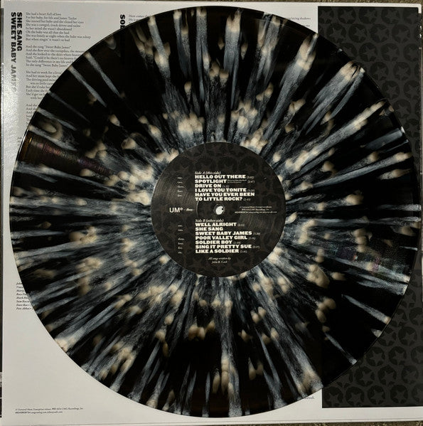 Johnny Cash / Songwriter - LP Black & White Splatter