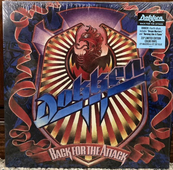 Dokken / Back For The Attack - 2LP BLUE, MAGENTA