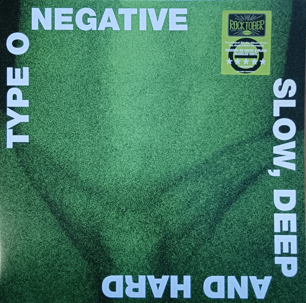 Type O Negative / Slow, Deep And Hard - 2LP GREEN BLACK MARBLE