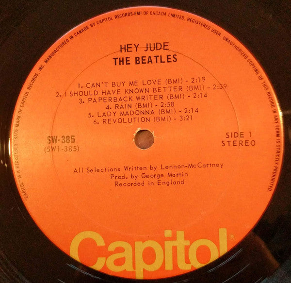 The Beatles / Hey Jude - LP Used