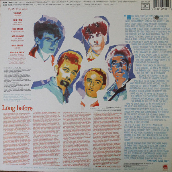 Split Enz / History Never Repeats (The Best Of Split Enz) - LP USED