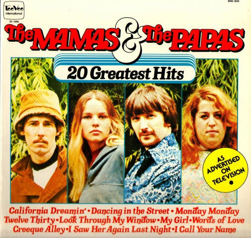 The Mamas & The Papas / 20 Greatest Hits - LP Used