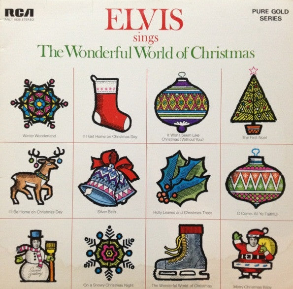 Elvis Presley / Elvis Sings The Wonderful World Of Christmas - LP Used