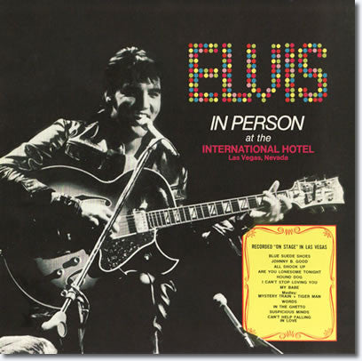 Elvis Presley / Elvis In Person At The International Hotel - LP Used