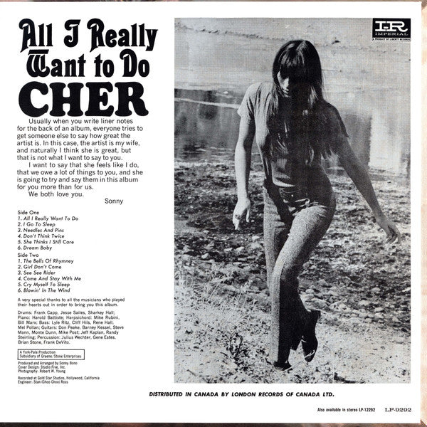 Cher / All I Really Want To Do - LP USED