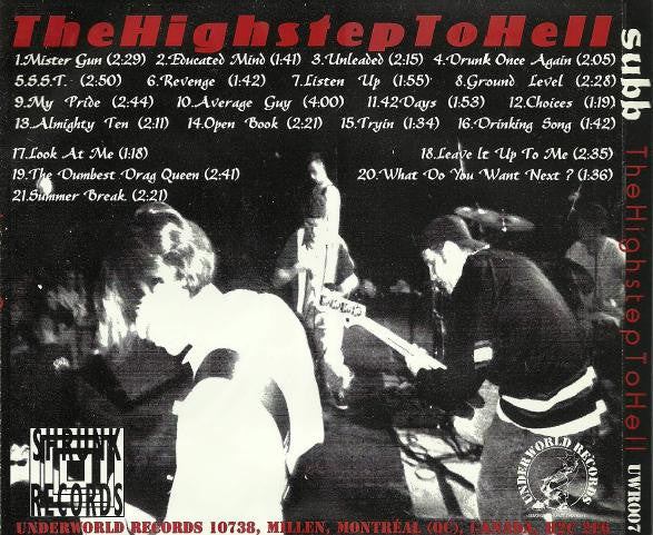 Subb / The Highstep To Hell - CD (Used)