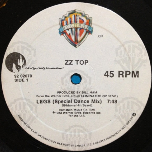 ZZ Top / Legs - LP Used 12&