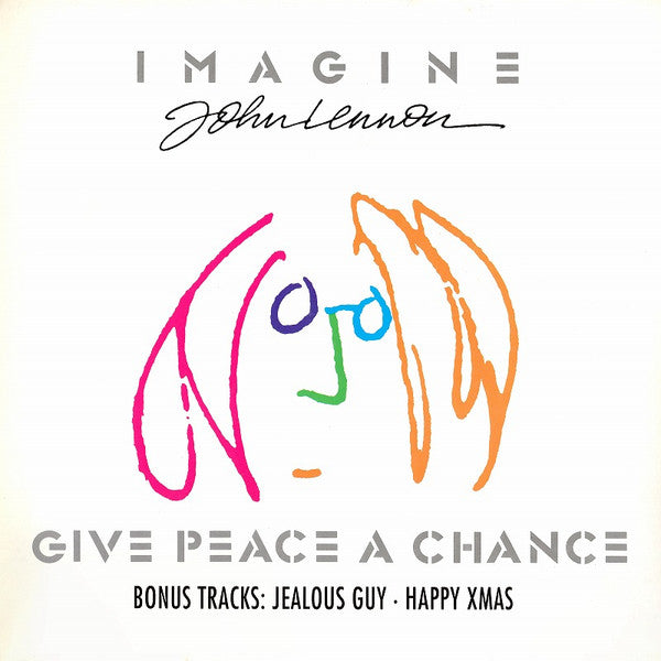 John Lennon / Imagine, Jealous Guy, Give Peace A Chance, Happy Xmas (War Is Over) - LP Used 12&