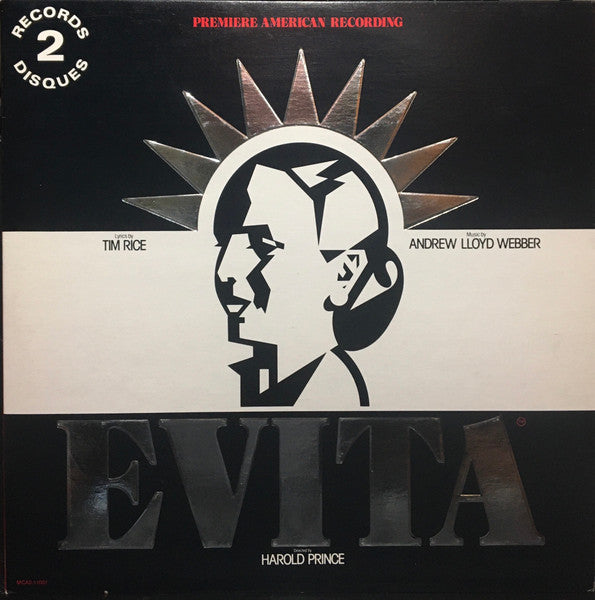 Evita, Andrew Lloyd Webber And Tim Rice / Premiere American Recording - 2LP Used