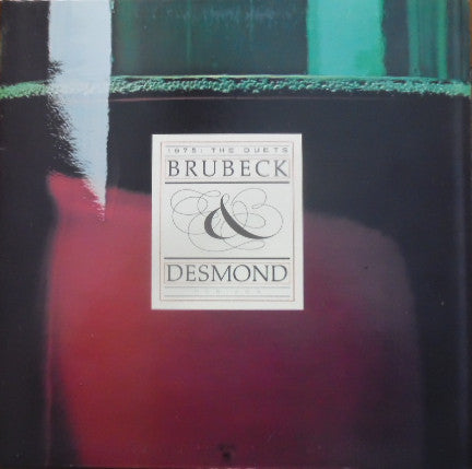 Dave Brubeck And Paul Desmond / Brubeck And Desmond 1975: The Duets - LP Used