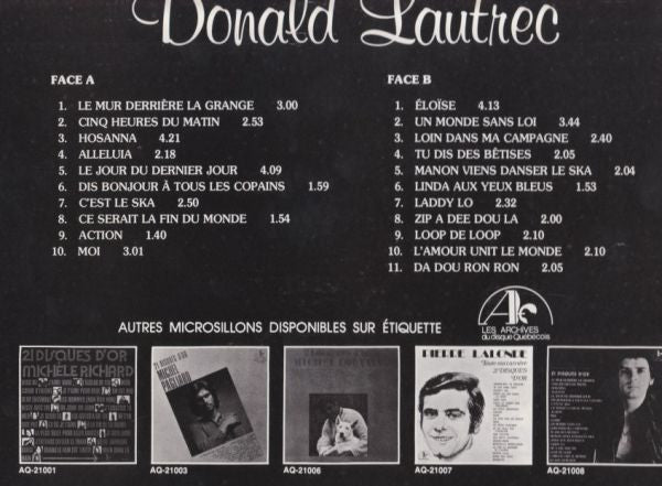 Donald Lautrec / 21 Disques D&