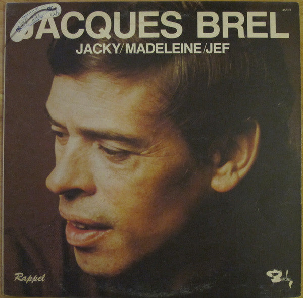 Jacques Brel / Jacky/Madeleine/Jef - LP Used