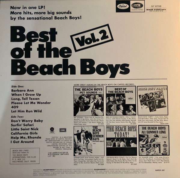 The Beach Boys / Best Of The Beach Boys, Vol. 2 - LP USED