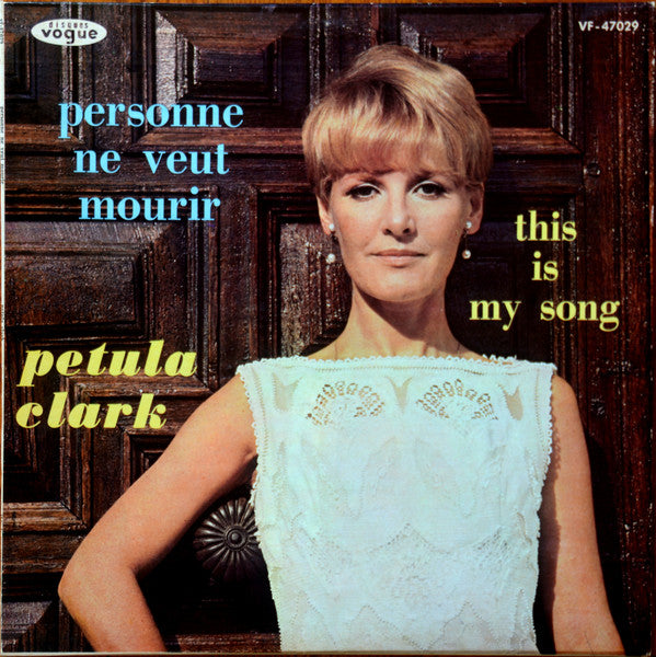 Petula Clark / Personne Ne Veut Mourir / This Is My Song - LP Used