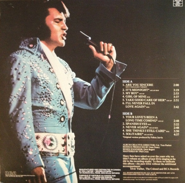 Elvis Presley / Our Memories Of Elvis - LP USED