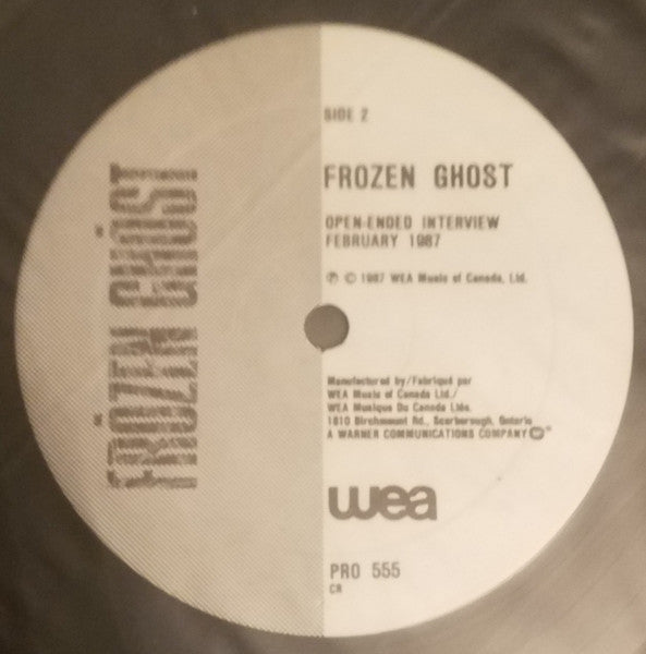 Frōzen Ghōst / Open Ended Interview - LP Used