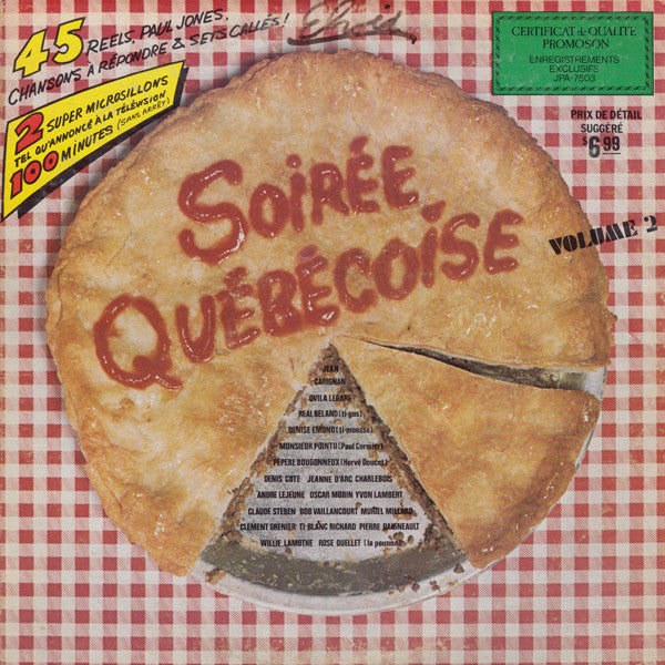 Various  / Soirée Québécoise (Volume 2) -- 2LP Used