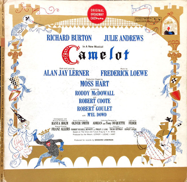 Alan Jay Lerner, Frederick Loewe / Julie Andrews, Richard Burton / Camelot (Broadway Cast) - LP Used
