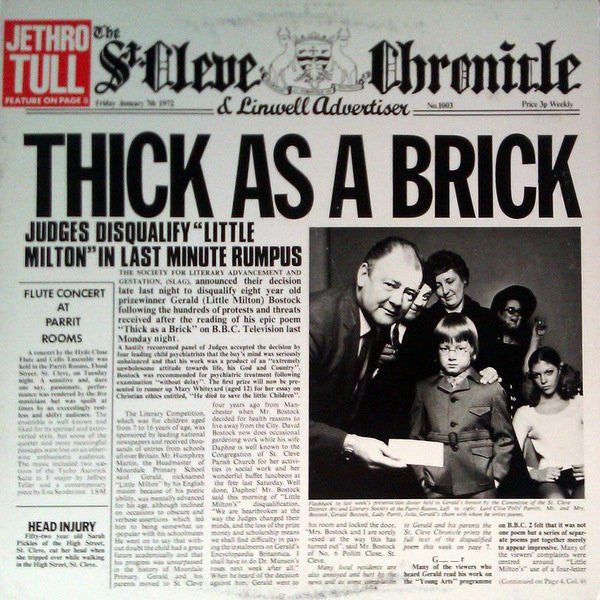 Jethro Tull / Thick As A Brick - LP Used