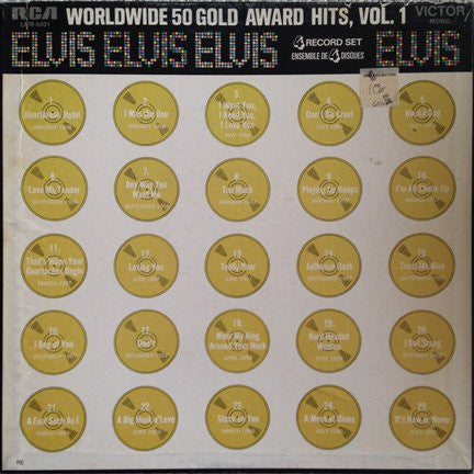 Elvis Presley / Worldwide 50 Gold Award Hits, Vol. 1 - 4LP BOX Used