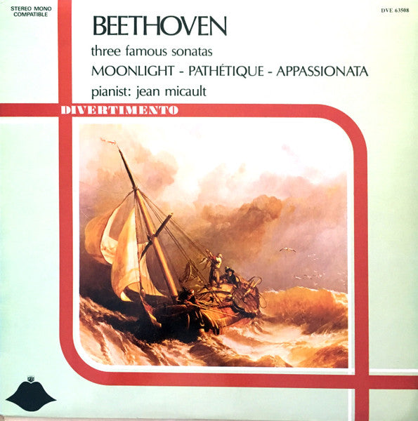 Beethoven, Jean Micault / Three Famous Sonatas - LP Used