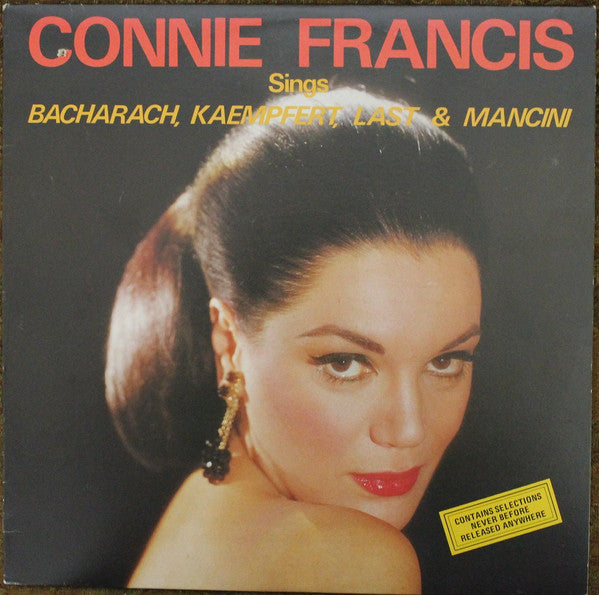 Connie Francis / Sings Bacharach, Kaempfert, Last & Mancini - LP