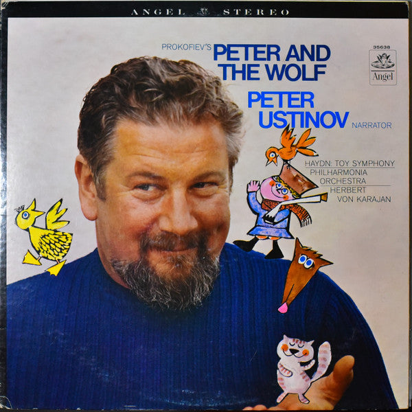 Peter Ustinov Narrator Herbert von Karajan Conductor / Peter And The Wolf - LP Used