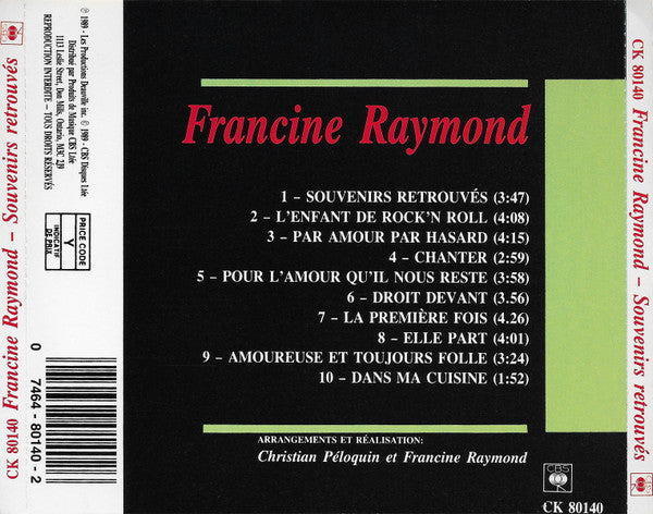 Francine Raymond / Souvenirs Retrouvés - CD (Used)