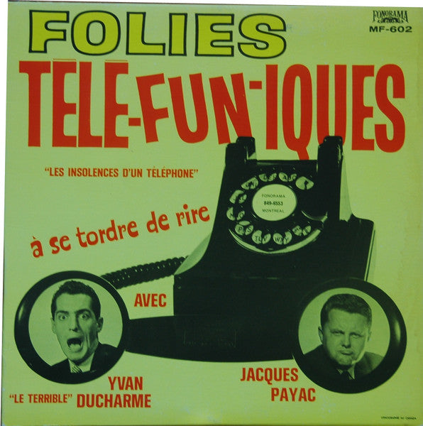 Yvan Ducharme, Jacques Payac / Folies Télé-Fun-iques - LP Used